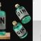 2003+ Free Gin Bottle Mockup Digital Download