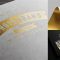 2004+ Gold Foil Mockup Modern PSD Templates