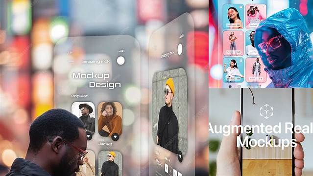 2005+ Augmented Reality Mockup Psd Free Creative Design