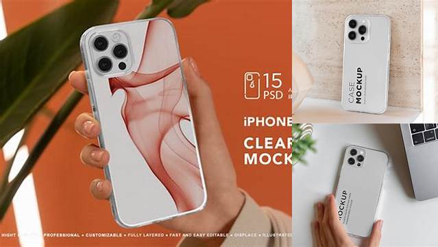 2012+ Iphone 12 Clear Case Mockup Free PSD File Download