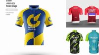 2016+ Cycling Jersey Mockup Free Digital Download