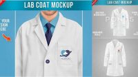 2017+ Lab Coat Mockup Psd Modern PSD Templates