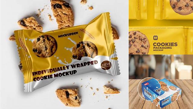 2022+ Cookie Mockup Layered Photoshop Template