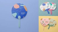 2023+ Hand Fan Mockup PSD Free Download