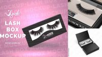 2026+ Lash Box Mockup Easy Editable