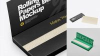 2029+ Rolling Papers Mockup For Free Download