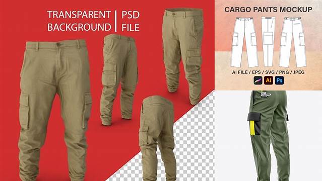 2031+ Cargo Pants Mockup Download Free