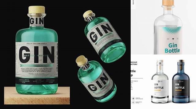 2036+ Free Gin Bottle Mockup PSD for Creative Projects