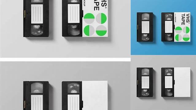 2036+ Vhs Tape Mockup PSD File for Designers