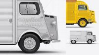 2039+ Citroën HY Van PSD Mockup Right Side View Creative Layered Design File