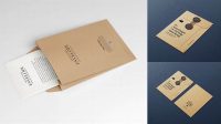 2042+ Opened Kraft Envelope PSD Mockup Easy-to-Edit Photoshop Freebie