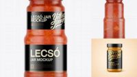 2045+ Canned Lecho Jar PSD Mockup Exclusive Free PSD Mockups