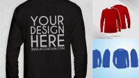 2047+ Download Mockup Kaos Lengan Panjang Cdr PSD Free Download