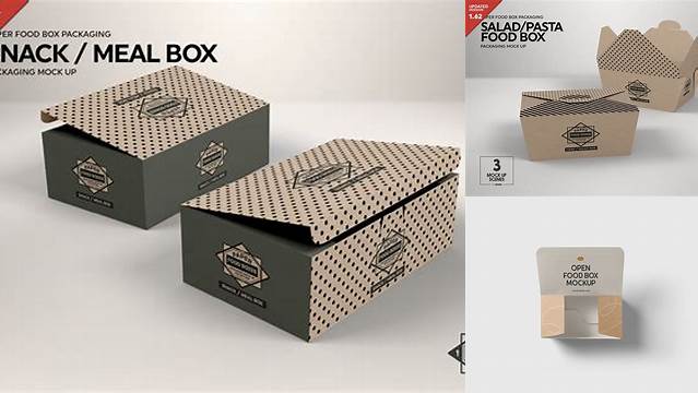 2054+ Mockup Food Box Editable Design File