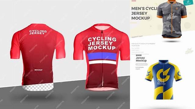 2058+ Cycling Jersey Mockup Psd Free Download Elegant and Stylish Free PSD