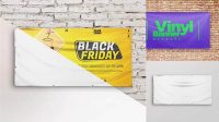 2061+ Vinyl Banner Mockup Stylish PSD for Free