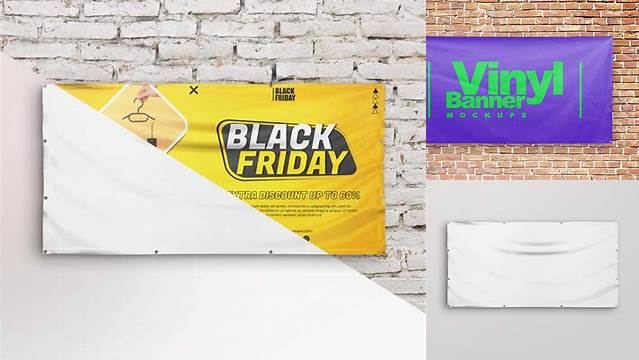 2061+ Vinyl Banner Mockup Stylish PSD for Free