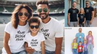 2062+ Family Shirt Mockup Free Easy to Use PSD