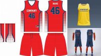 2067+ Basketball Uniform Mockup Modern Photoshop Resource