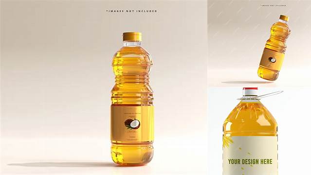 2069+ Cooking Oil Bottle Mockup Free Download Digital Resource Free Download