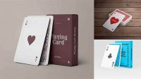 207+ Five Playing Cards PSD Mockup Creative Free Photoshop Template