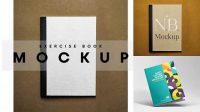 2076+ Exercise Book Mockup Psd Free Creative Design