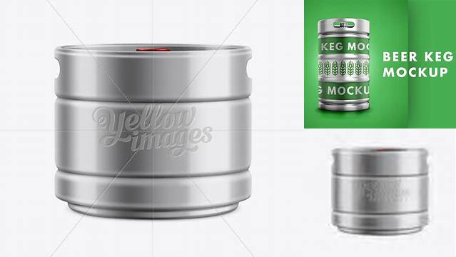 2077+ 15L Keg PSD Mockup Unique High-Resolution PSD