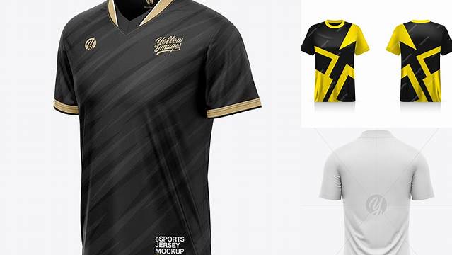 2077+ Mockup Jersey Esport Smart PNG Image