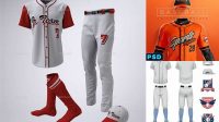 2078+ Baseball Uniform Mockup Free For Free Download