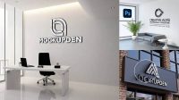 208+ Office Logo Mockup Free Download PSD Download