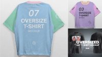 2082+ Oversize Tshirt Mockup Easy Editable