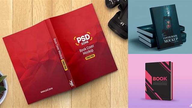 209+ Book with Fabric Cover PSD Mockup Half Side View Modern and Unique Freebie PSD