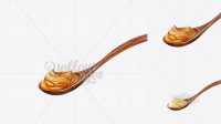 209+ Wooden Spoon With Sweet Orange Potatoe Puree Exclusive PSD Design Freebie