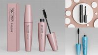 2093+ Mascara Mockup Free PSD Download