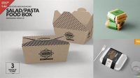 2094+ Food Box Mockup Psd Free Download Easy to Use PSD