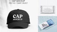 2097+ Wipes With Large Cap Black Versatile and Modern PSD Mockup