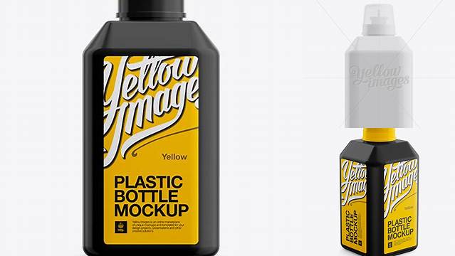 2099+ 2000ml Plastic Bottle PSD Mockup Front View Stylish Free PSD