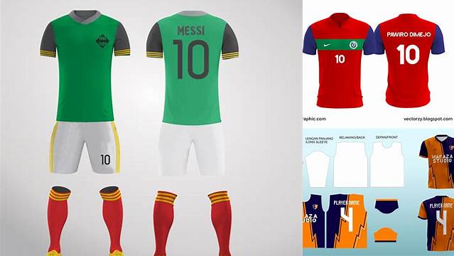 2107+ Template Jersey Bola Cdr Exclusive PSD Design Freebie