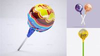 2108+ Lollipop Mockup Smart PNG Image