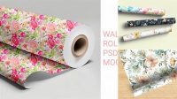 2109+ Paper Roll PSD Mockup Front View Advanced Editable Template Free