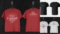 2109+ T Shirt Mockup Front And Back PSD Free Download