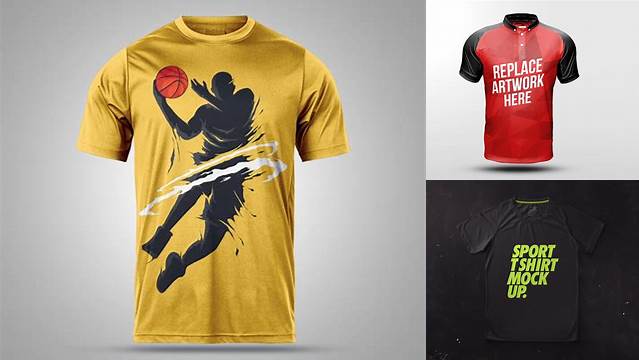 2113+ Sport Tshirt Mockup Smart Layer PSD