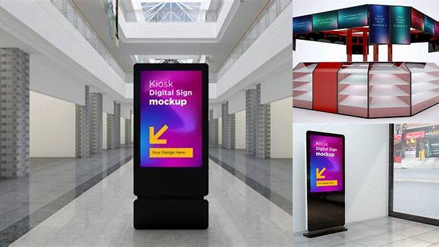 2119+ Kiosk Mockup For Free Download