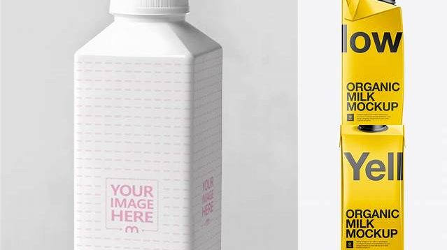 212+ 200ml Milk Carton PSD Mockup High-End Professional PSD Resources