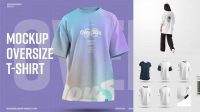 212+ Oversize T Shirt Mockup Free Premium Design Freebie