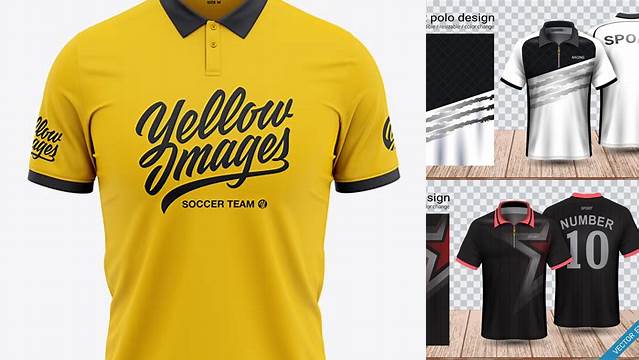 2123+ Mockup Jersey Polos Psd Creative PSD Resources