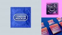 2125+ Condom Mockup Include TIFF