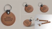 2126+ Keychain Mockup Free Free PSD