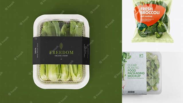 2130+ Vegetable Packaging Mockup Easy Editable