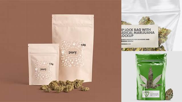 2132+ Weed Bag Mockup Best for Showcase